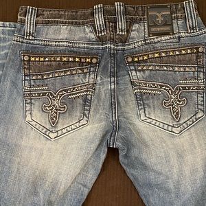 Men’s Rock Revival 36” Nako Straight